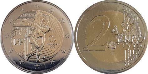 2 euros JO 2024 Paris Génie de la liberté France Numista