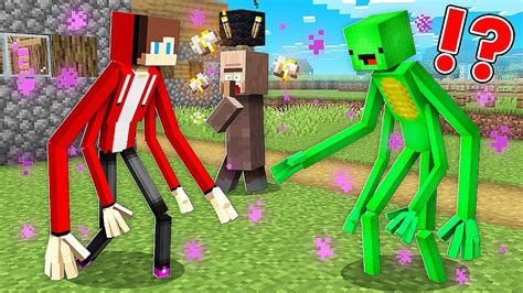 How Mikey And Jj Become A Enderman Mutant In Minecraft Maizen Youtube