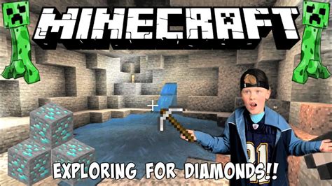 Exploring For Diamonds Minecraft Survival Series Ep 18 YouTube