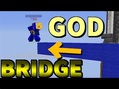 How To God Bridge On Bedwars Montage Youtube