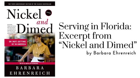 Serving In Florida Excerpt From Nickel And Dimed By Barbara