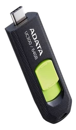 Memoria Usb C Adata Uc Gb Mb S Gen Deslizable Color Negro