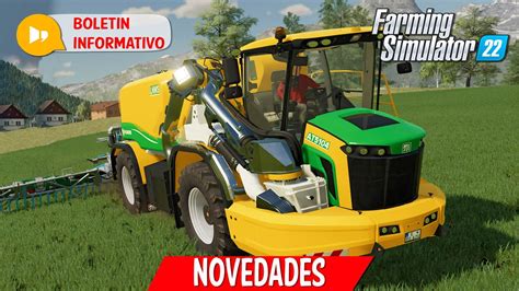 Farming Simulator 22 NOVEDADES VERSION 1 3 TODO LO QUE INCLUIRÁ