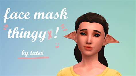 Sims 4 Face Mask Overlay