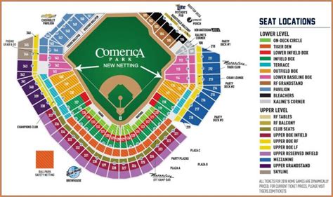 Comerica Park Parking Map Lot 4 Map : Resume Examples