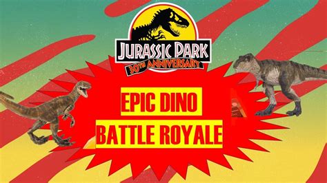 Jurassic Park 30th Anniversary Captivz Dinosaur Face Off Epic Dino Battle Royale Youtube