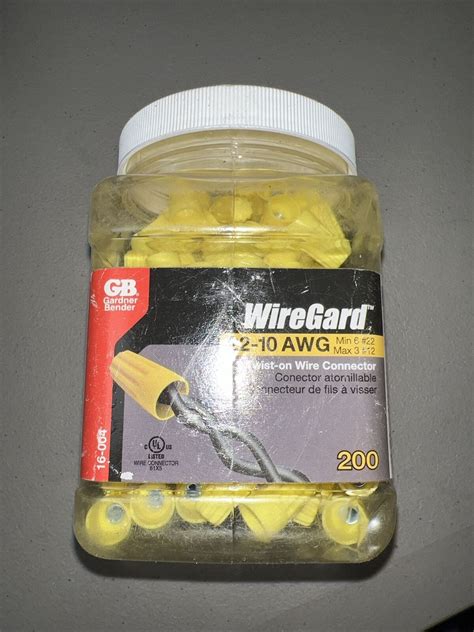 Gardner Bender WIREGARD Twist On Wire Connectors Electrical 22 10 AWG