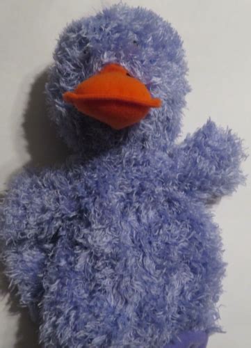 Primrose Schools Billy Purple Duck Hand Puppet Plush Pretend Play Ebay