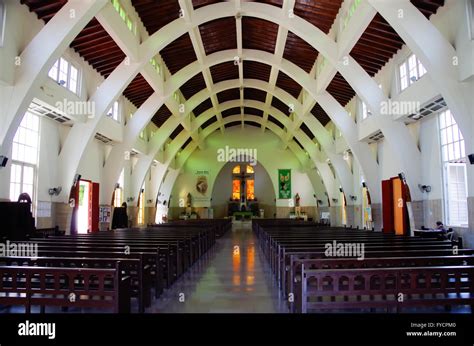 Interior of St Rita church in Havana (Miramar), Cuba Stock Photo - Alamy