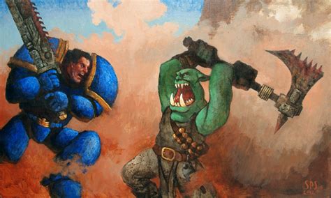 THE ARTING BLOG: Warhammer 40K Painting