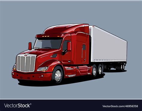 Truck template for graphic design needs Royalty Free Vector