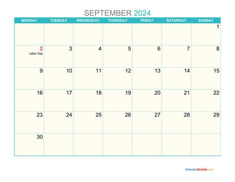 september 2024 calendar free printable calendar - september 2024 free ...