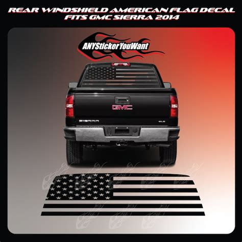 Gmc Canyon Rear Window Decal Etsy