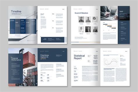 Annual Report Brochure Template Brandpacks