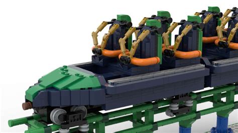 Lego Moc Rollercoaster Kingda Ka Six Flags Great Adventure By