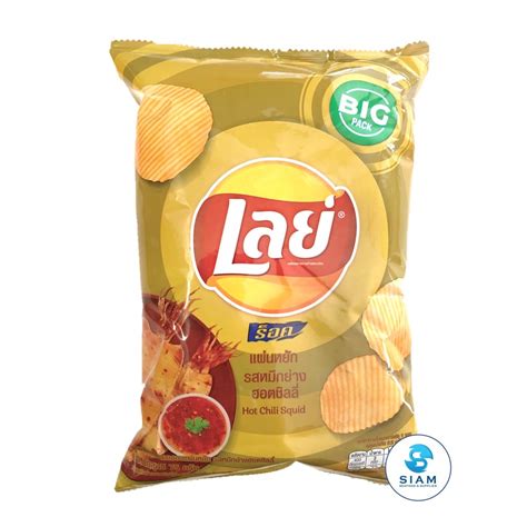 Get Lay S Potato Chips Hot Chili Squid Flavor Delivered Weee Asian Market
