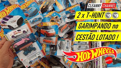 CAÇADA HOT WHEELS xT HUNT CESTÃO LOTADO PT BR Cleanny channel YouTube