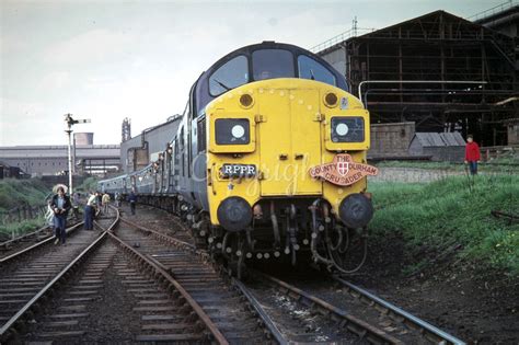 The Transport Treasury Class 37 Ght4328 Uk Br Class 37 37085 At Consett 05 06 1979 On