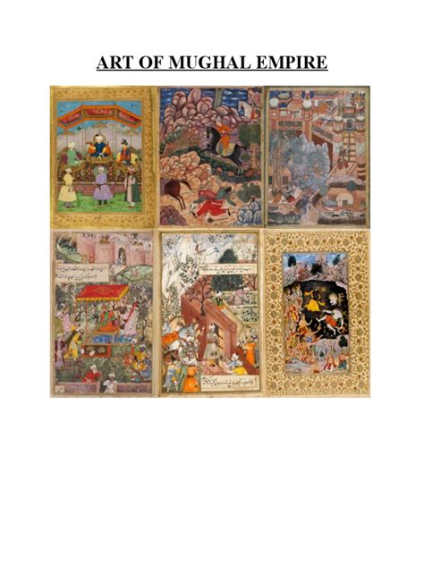 Art of Mughal Empire | PDF