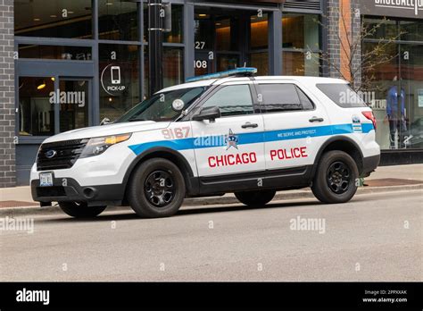 Chicago Circa April 2023 Chicago Police Department Vehicle Cpd Is