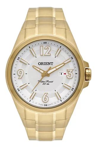 Reloj Pulsera Orient Dourado Mgss Para Hombre Color Dorado