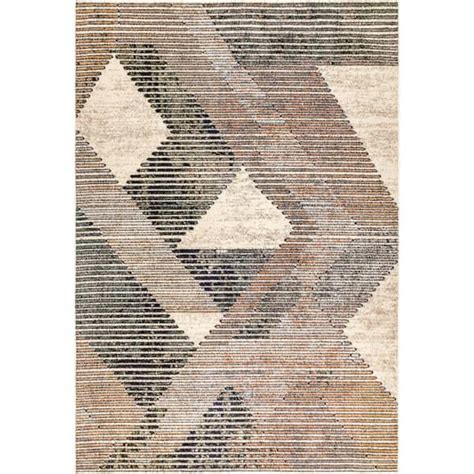 NuLOOM Adrienne Gray 7 Ft X 9 Ft Contemporary Abstract Area Rug