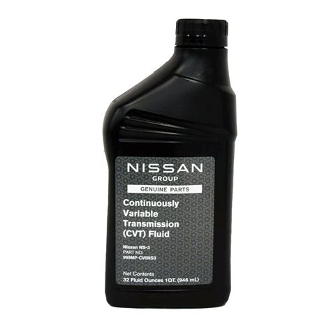 Genuine Nissan CVT-3 Transmission Fluid NS-3, 5 Quarts Set, Superior ...