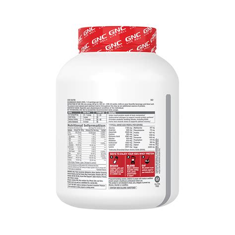 Buy Gnc Pro Performance Whey Protein Powder Creamy Strawberry