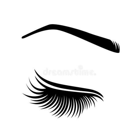 Vector Illustration Of Lashes Royalty Free Illustration Lashes