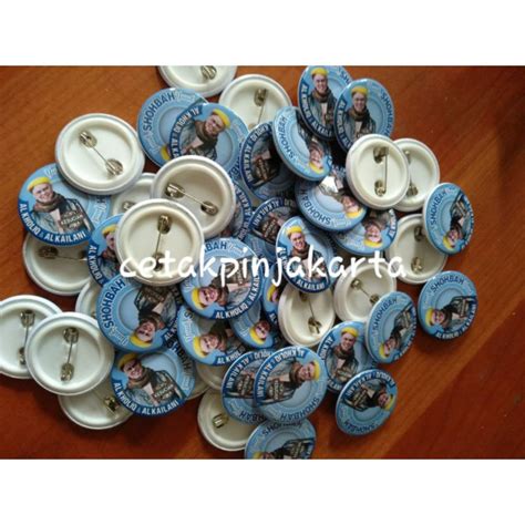 Jual Cetak Pin Peniti Murah Ukuran 32 Mm Harga Grosir Langaung Pabrik