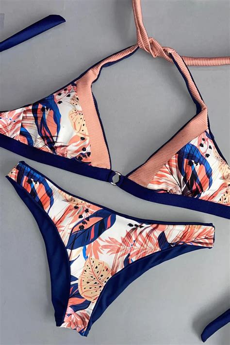 Bikini Halter Paty Apeninos Azul Bikinis Y Ropas De Ba O
