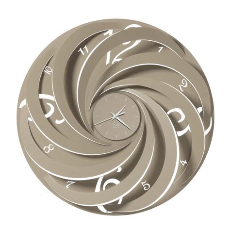 Arti E Mestieri Big Vortex Wall Clock Made In ItalyBeige In 2022