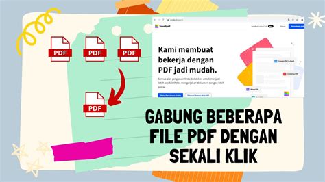 Cara Mudah Menggabung File Pdf Dengan Smallpdf YouTube