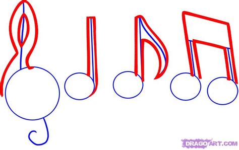 How To Draw Music Notes Music Notes Drawing Music Notes