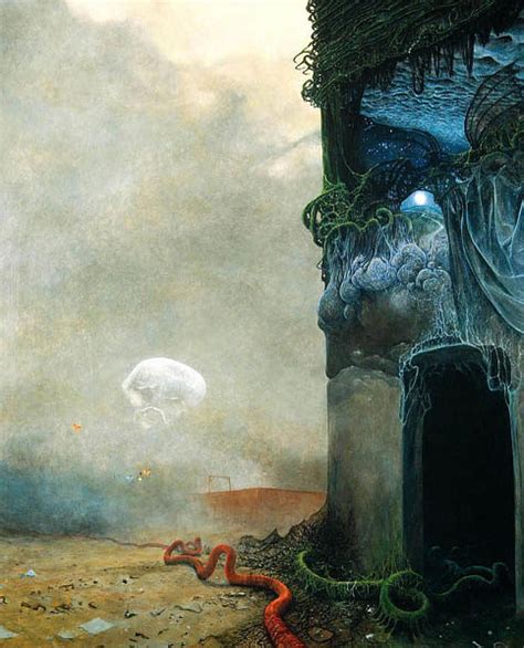 Famous Zdzislaw Beksinski Paintings 1929 Sanok Poland Painting By