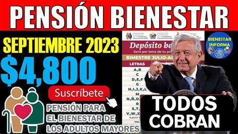 FECHA EXACTA PARA RECIBIR EL PAGO DE SEPTIEMBRE 2023 PENSIÓN