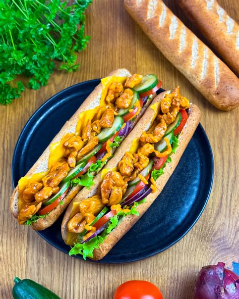 Chicken Teriyaki Sandwich Wie Von Subway