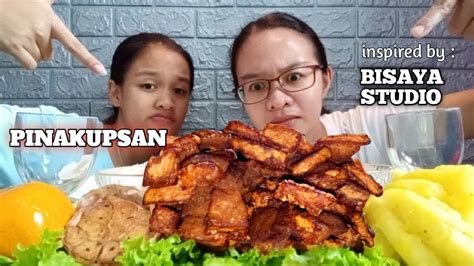 COOKBANG PINAKUPSAN Fried Pork PINOY MUKBANG YouTube