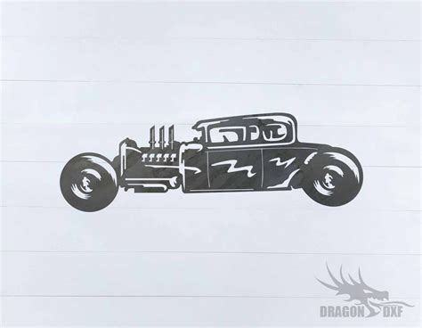 Classic Hot Rod Design 2 Dxf Download — Dragondxf