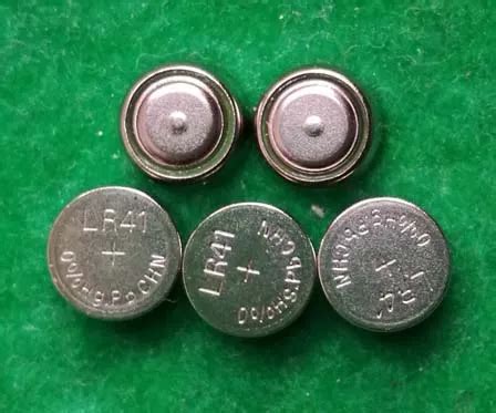 Mercury Free V Ag Alkaline Lr Button Cell Battery For Watch Hg