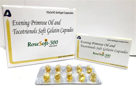 Evening Primrose Oil 500mg And Tocotrienols 50 30mg Soft Gelatin