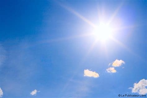 Météo Soleil Avec Larges éclaircies Pour Trois Jours Et 18°c