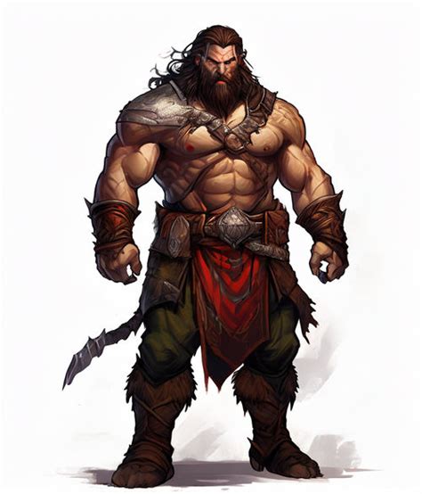 A giant with a scar on his body from dungeons and dragons by vinigamer ...