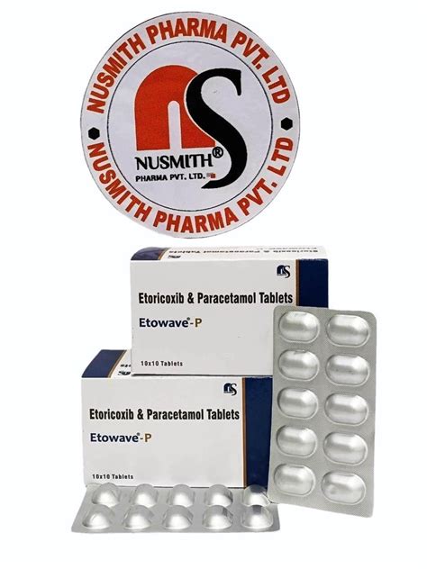 Brand Allopathic Etoricoxib Paracetamol Tablet In Pan India