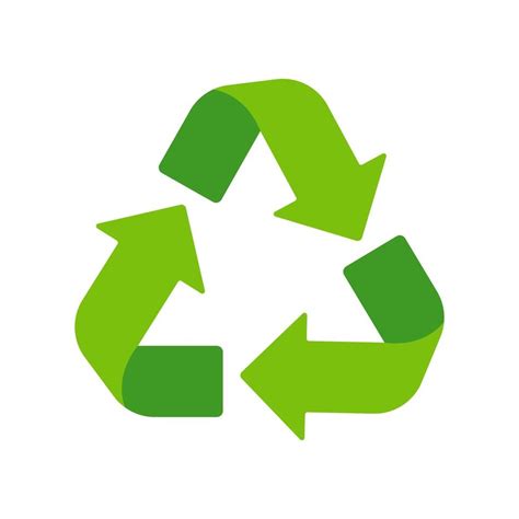 Recycling Icon An Arrow That Revolves Endlessly Reuse Concept Recycled