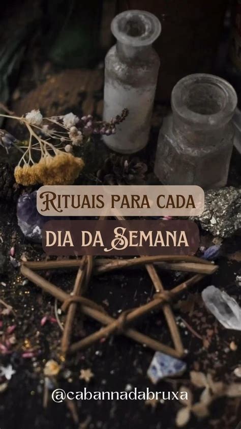 Rituais para cada dia da semana Feitiços de bruxas Receitas wicca