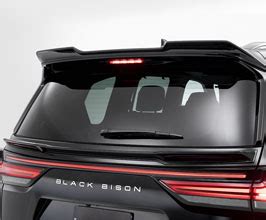 WALD Sports Line Black Bison Rear Gate Spoiler ABS Spoilers For