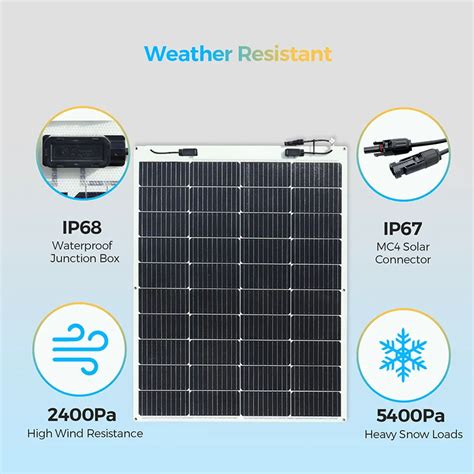 Flexible Solar Panels Rv Rollable Solar Panel Thin Film For Solar ...