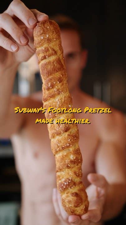 Subway’s Footlong Pretzel made healthier #shorts #recipes - YouTube