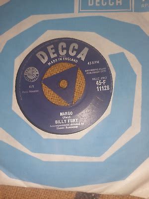 Billy Fury Margo Don T Knock Upon My Door Tri Decca Club Jiver Ebay